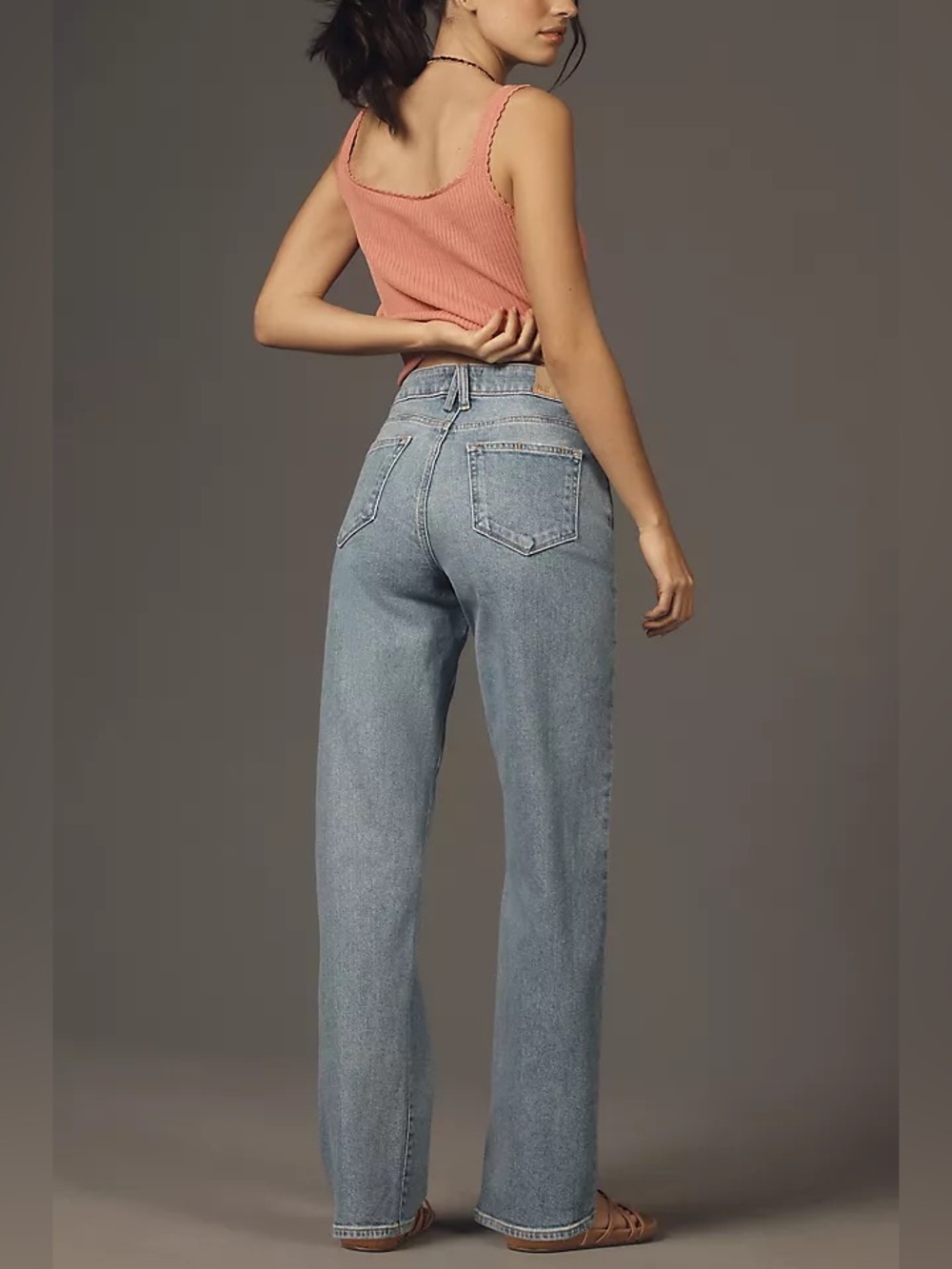 PAIGE Serena Mid-Rise Relaxed-Leg Boyfriend Jeans Size 28 Leela Distressed - Picture 4 of 11